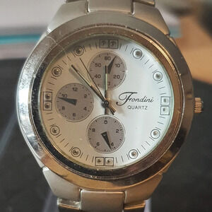 2 for $20😃Fondini Silver/White Stainless Steel Men's Watch